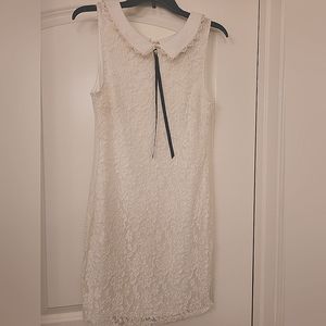 Hot Topic White Lace Dress - L